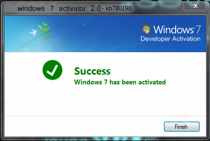 Windows 7 Developer Activation - Kb780190